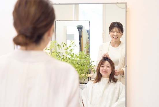 美容室写真撮影