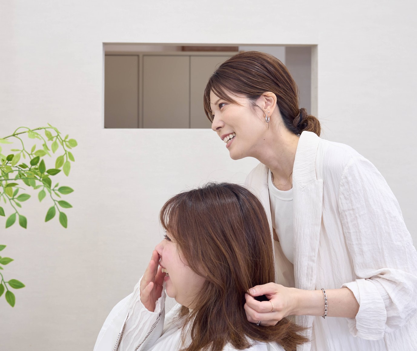 美容室写真撮影