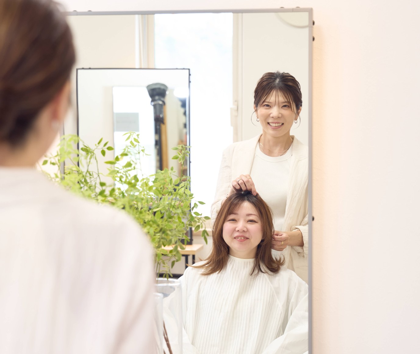 ヘアーサロン写真撮影